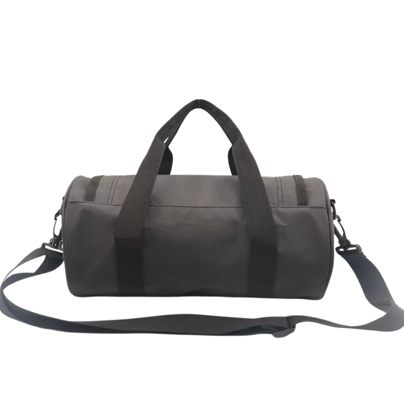 NorthTime Luggage Men's Black Round Nylon Carry-On Duffle Bag
