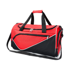 NorthTime Luggage Men's Red and Black Gym Duffle Bag with Front Pocket