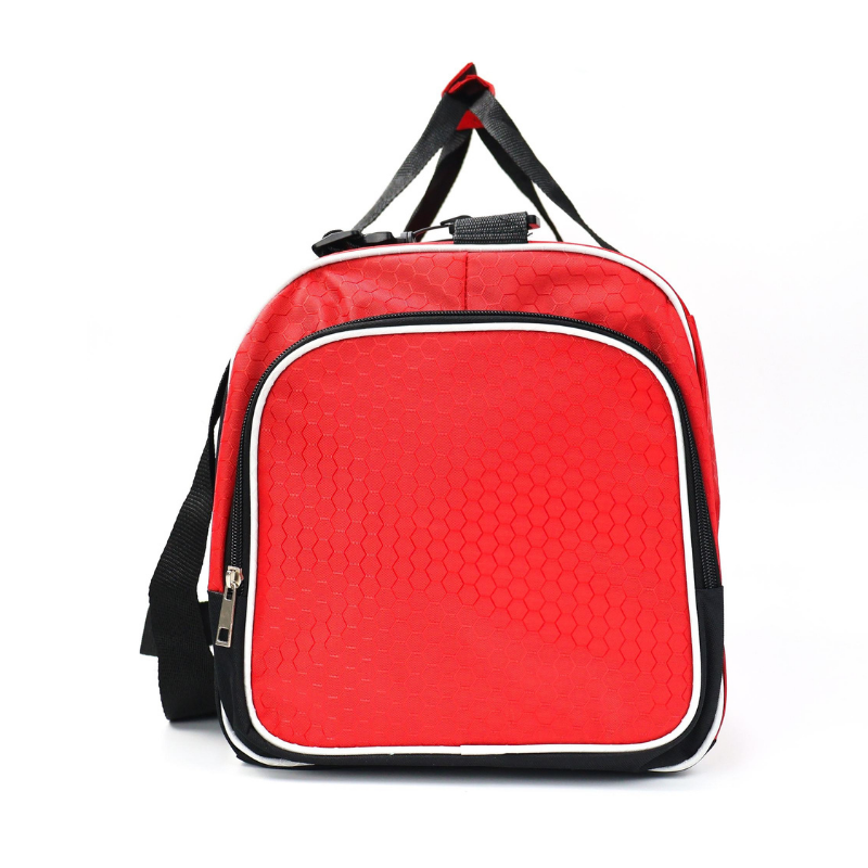 NorthTime Luggage Men's Red and Black Gym Duffle Bag with Front Pocket