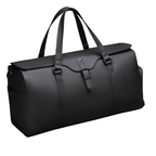 NorthTime Luggage Black Weekender Duffle Bag with Buckle Detail